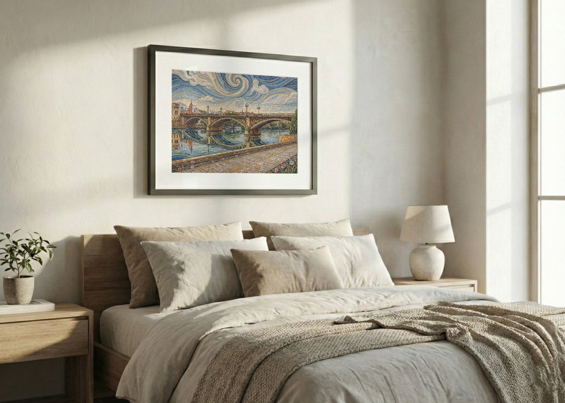 Cuadro El Puente de Triana - Art Nouveau