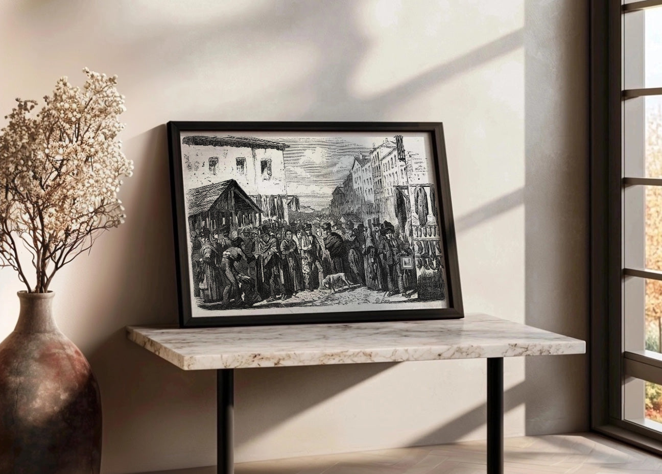 Cuadro El Rastro en 1859 (CC)