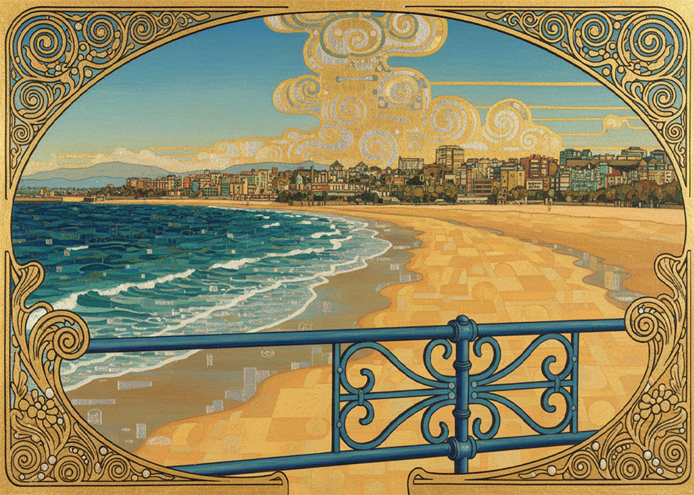 Cuadro El Sardinero - Art Nouveau