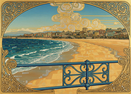 Cuadro El Sardinero - Art Nouveau