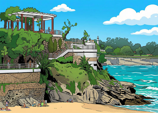 Cuadro El Sardinero y Piquío - Cómic