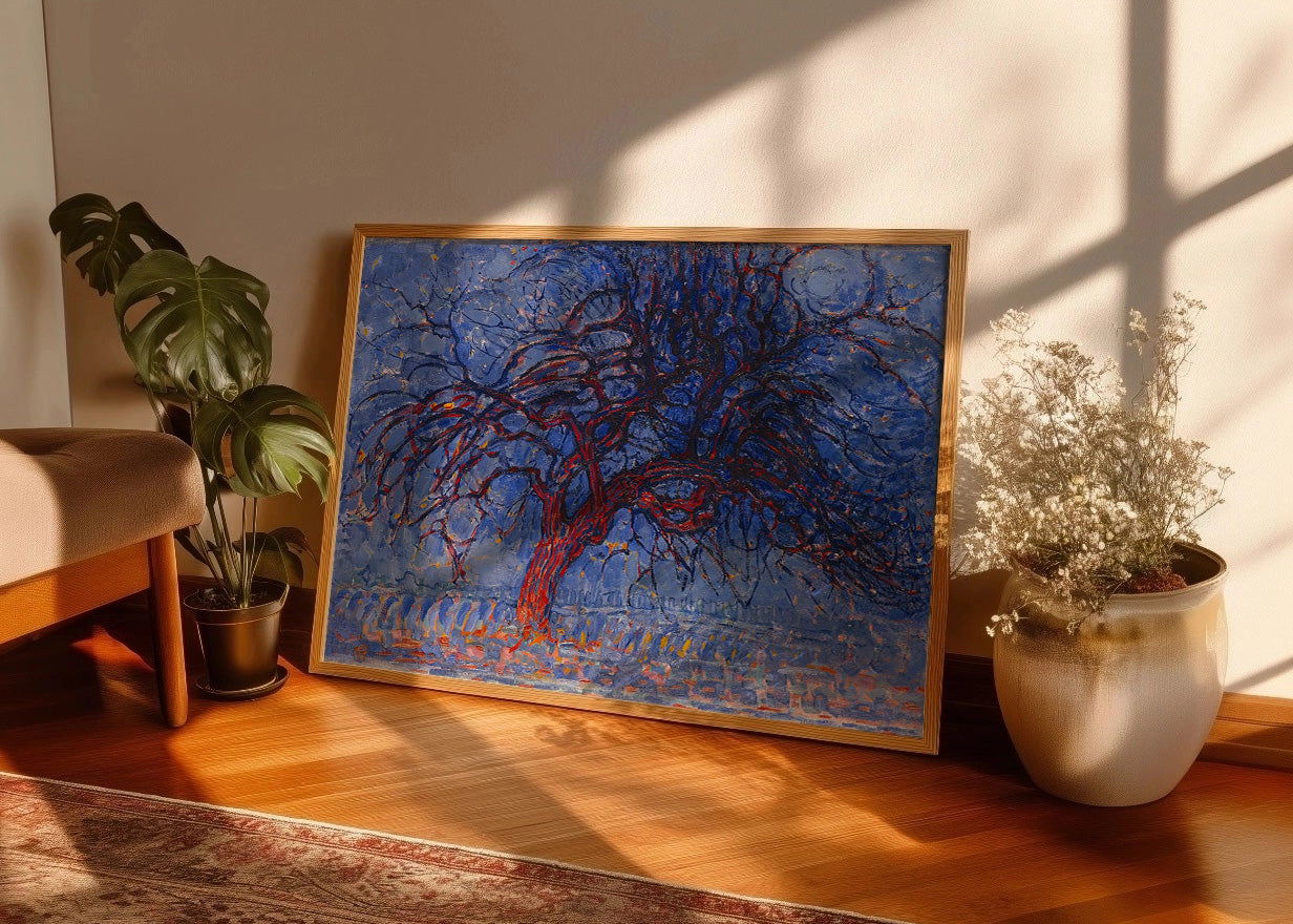 Cuadro El arbol rojo (Mondrian)