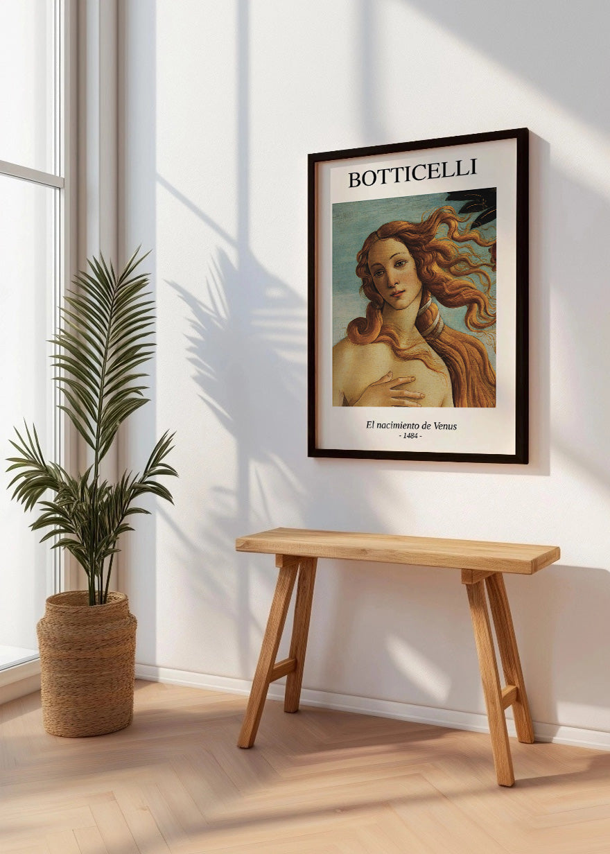 Cuadro El nacimiento de Venus (Botticelli)