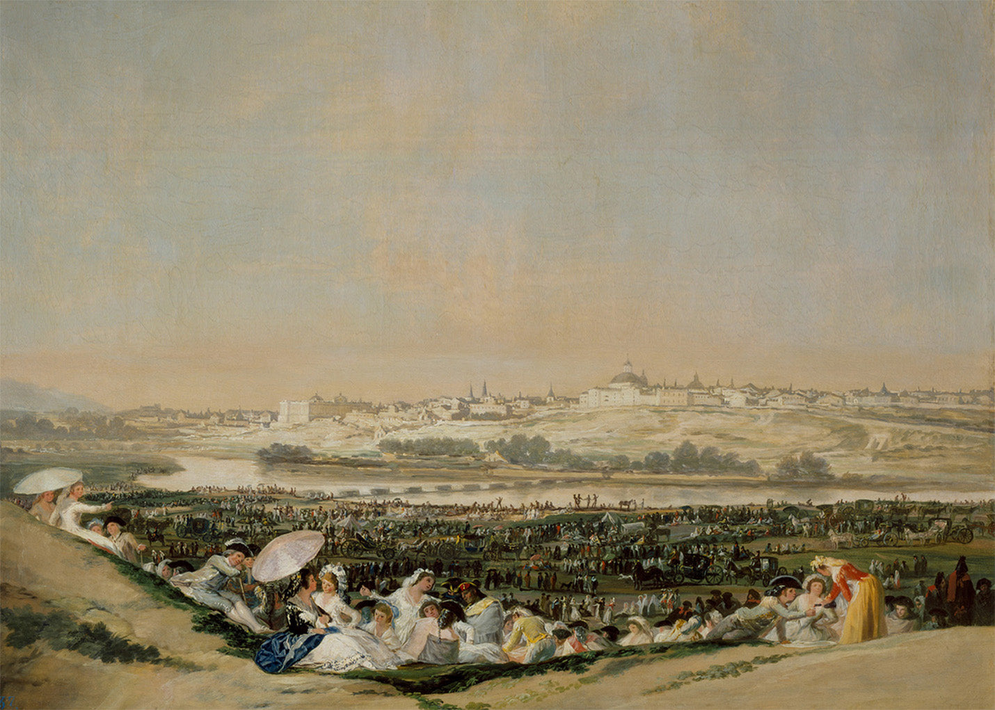 Cuadro El puente de Toledo por Francisco de Goya