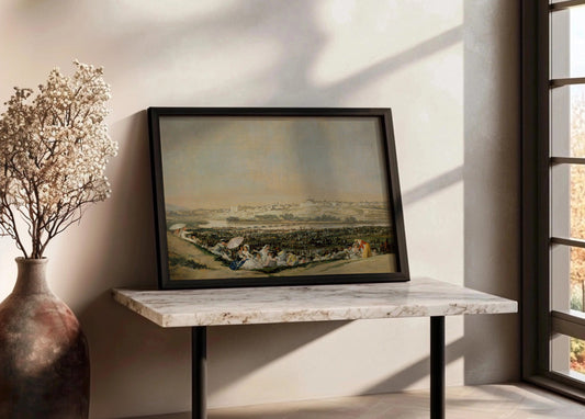 Cuadro El puente de Toledo por Francisco de Goya