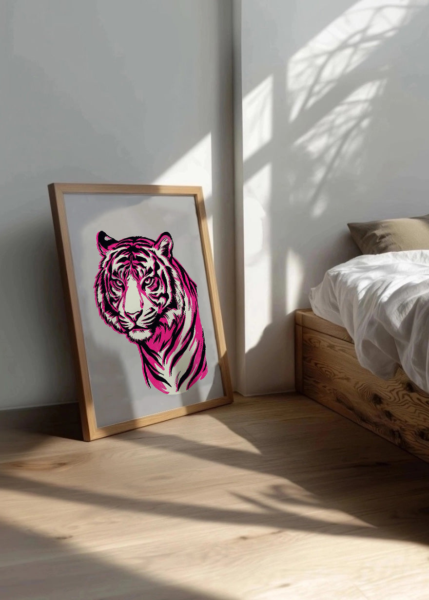 Cuadro El tigre intimidante