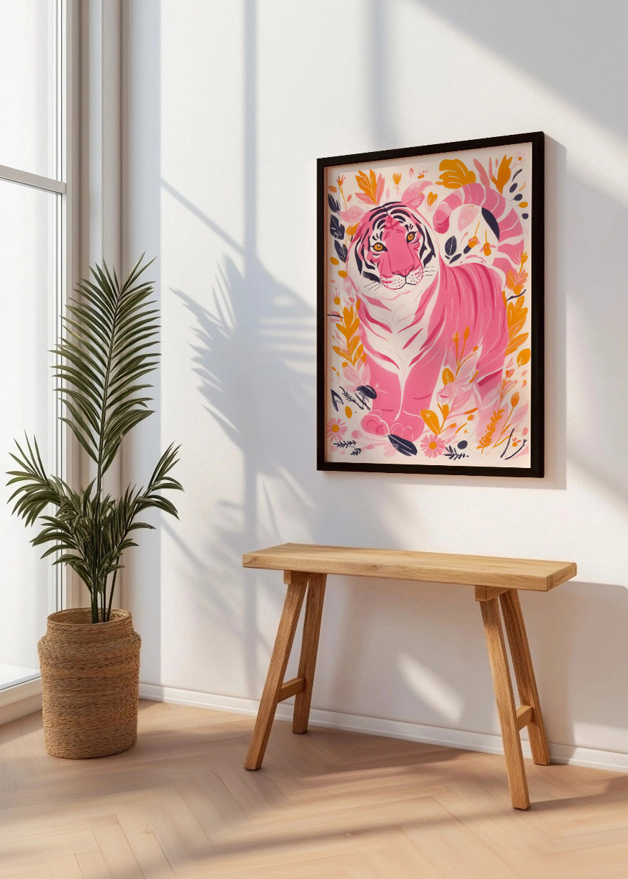 Cuadro El tigre rosa