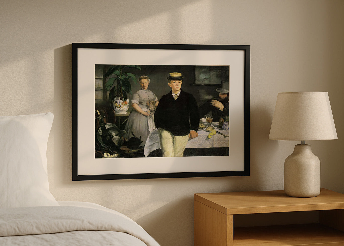 Cuadro ​El almuerzo en el estudio (Edouard Manet)