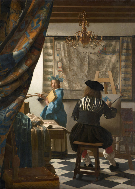 Cuadro ​El arte de la pintura (Johannes Vermeer)