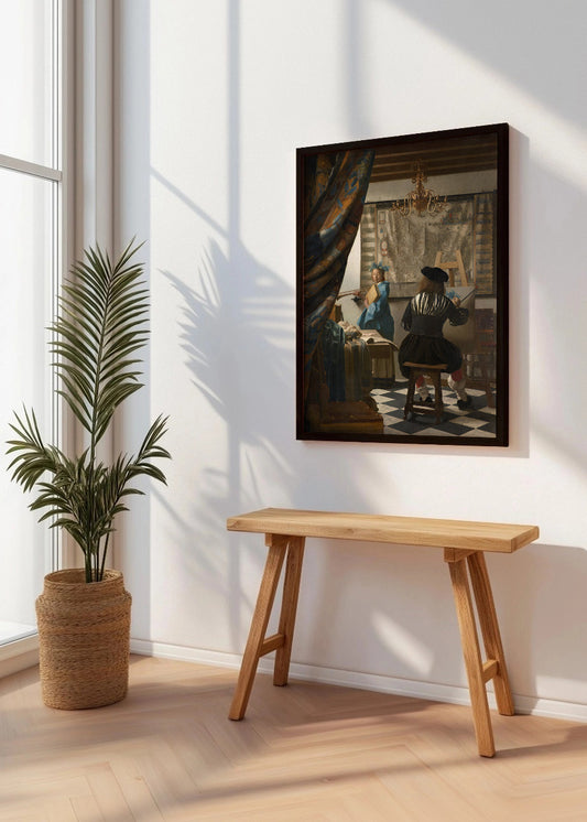 Cuadro ​El arte de la pintura (Johannes Vermeer)