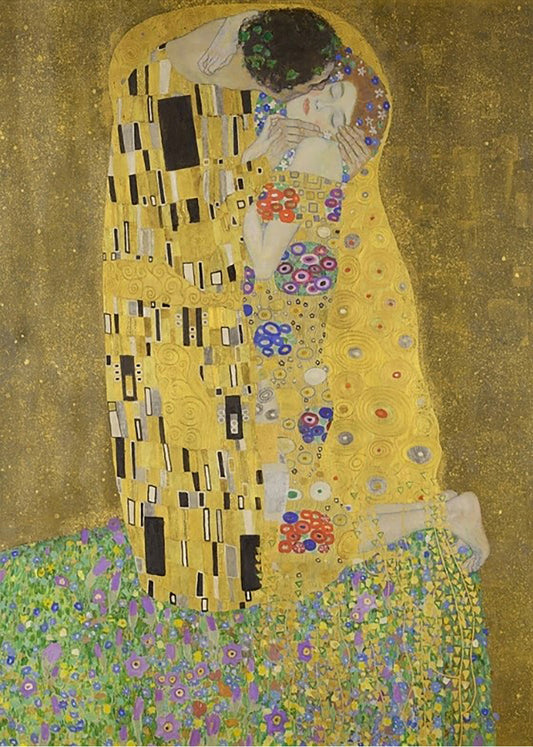 Cuadro ​El beso (Gustav Klimt)
