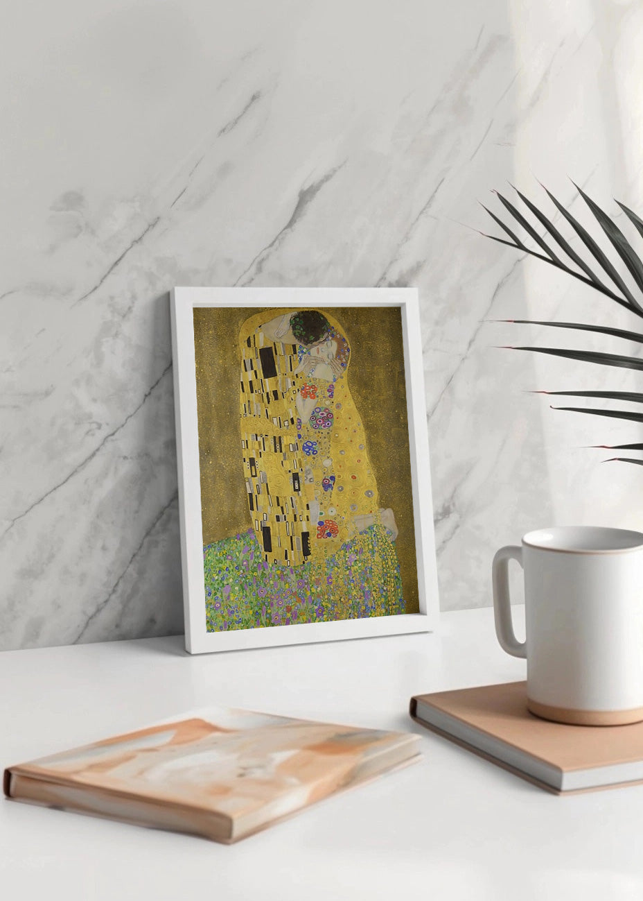 Cuadro ​El beso (Gustav Klimt)