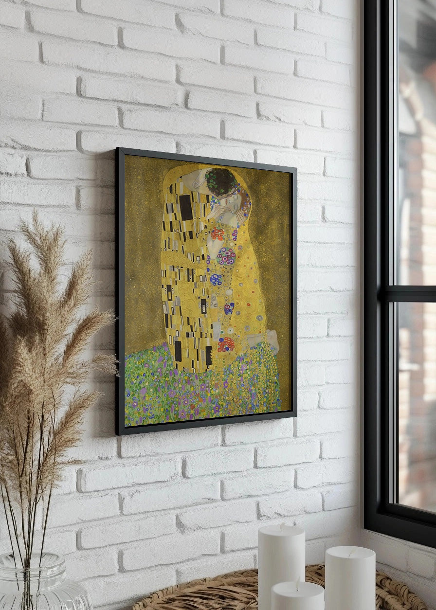 Cuadro ​El beso (Gustav Klimt)