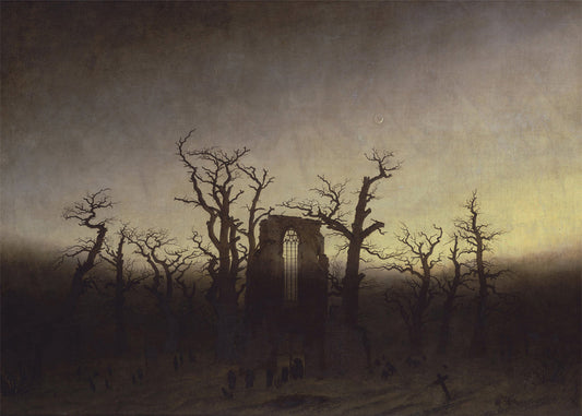 Cuadro ​El bosque sagrado (Friedrich)
