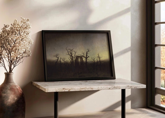 Cuadro ​El bosque sagrado (Friedrich)