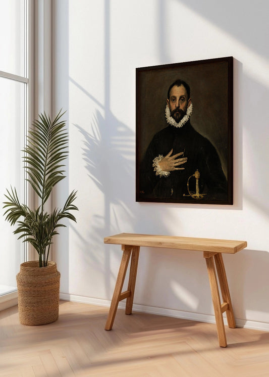 Cuadro ​El caballero de la mano en el pecho (El Greco)