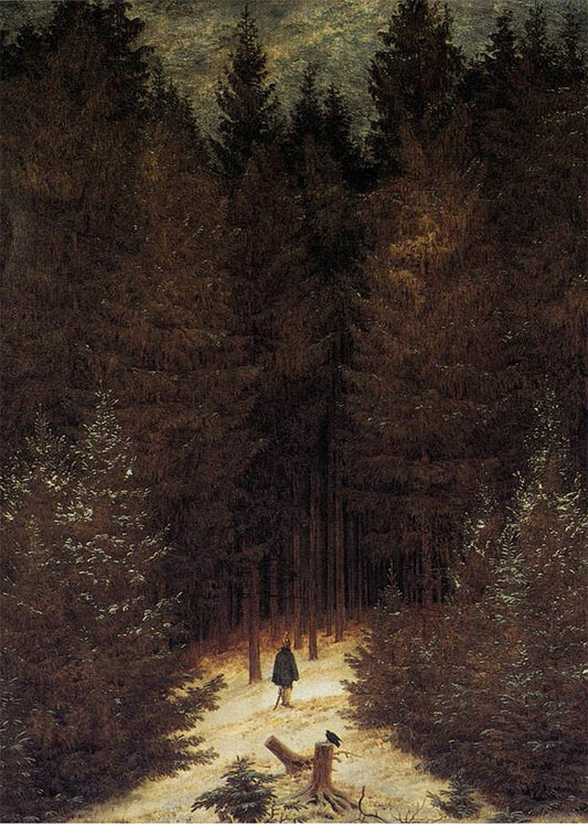 Cuadro ​El cazador en el bosque (Friedrich)