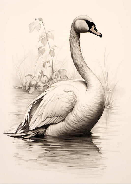 Cuadro ​El cisne del lago