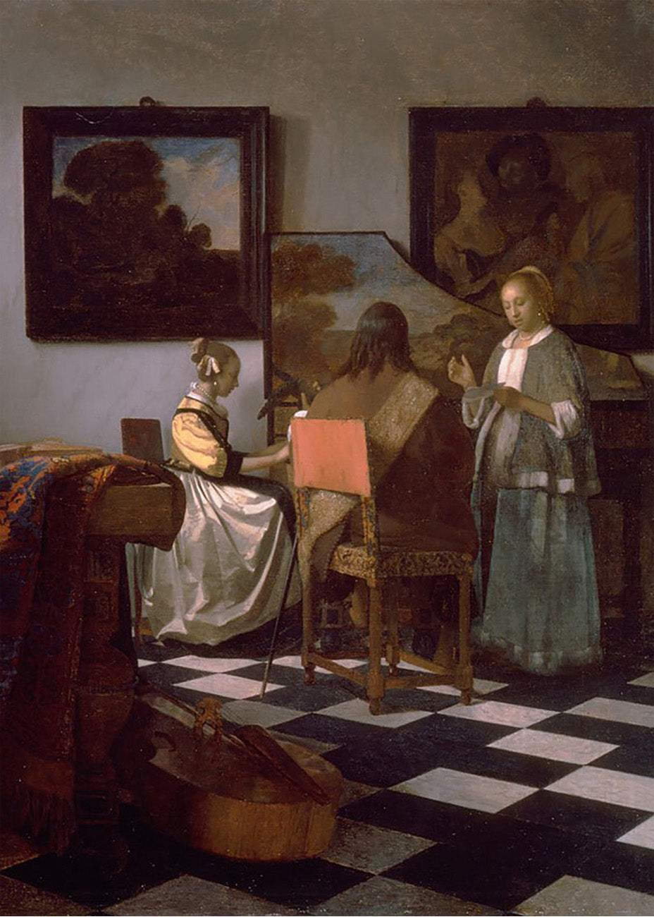 Cuadro ​El concierto (Johannes Vermeer)