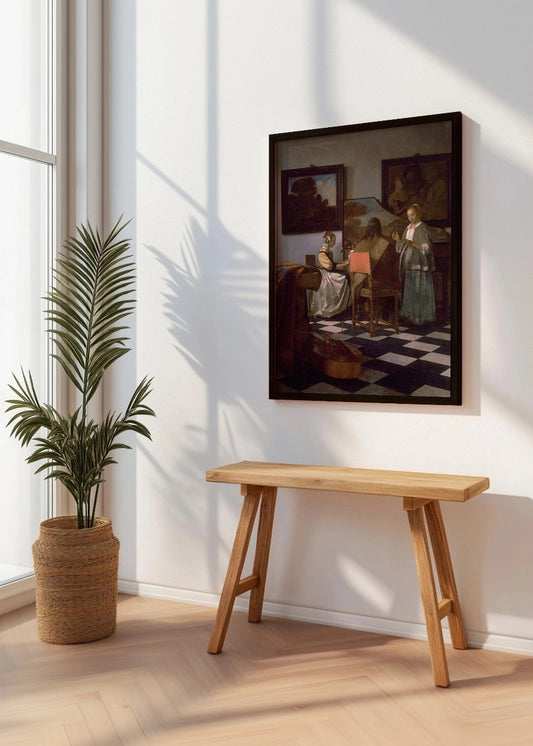 Cuadro ​El concierto (Johannes Vermeer)