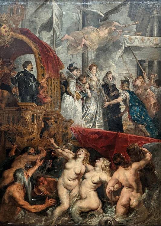 Cuadro ​El desembarco de María de Médicis en el puerto de Marsella (Rubens)