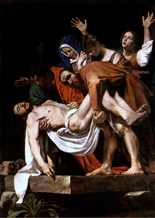 Cuadro ​El entierro de Cristo (Caravaggio)