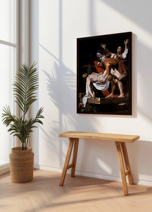Cuadro ​El entierro de Cristo (Caravaggio)