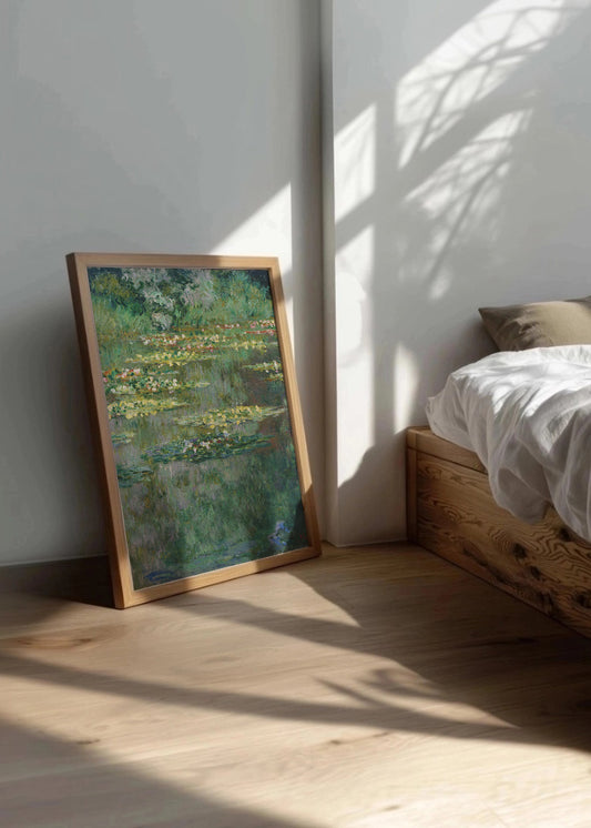 Cuadro ​El estanque de los nenúfares - vertical (Claude Monet)