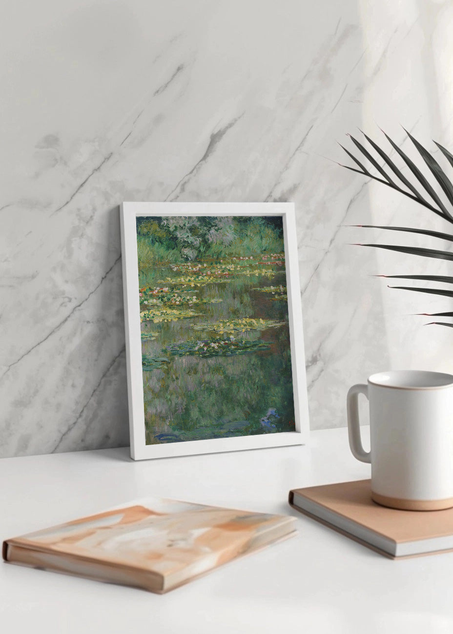 Cuadro ​El estanque de los nenúfares - vertical (Claude Monet)