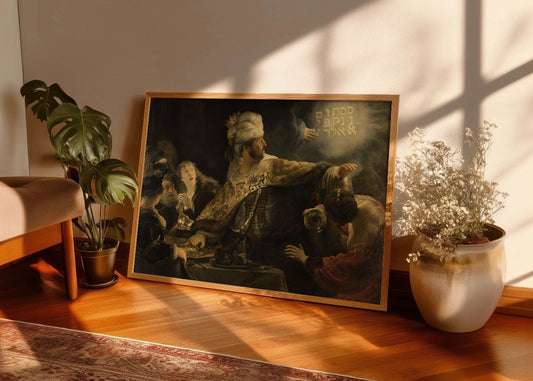Cuadro ​El festín de Baltasar (Rembrandt)