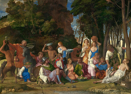 Cuadro ​El festín de los dioses (Bijlert)