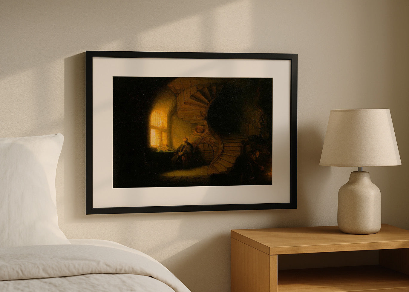 Cuadro ​El filósofo en meditación (Rembrandt)