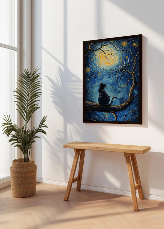 Cuadro El gato de Van Gogh
