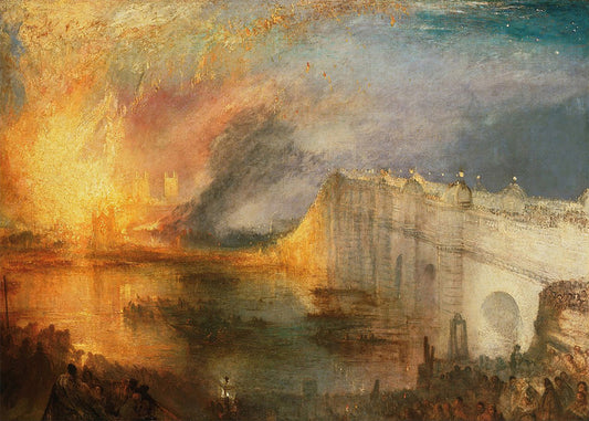 Cuadro ​El incendio de las Cámaras de los Lores y los Comunes (Turner)