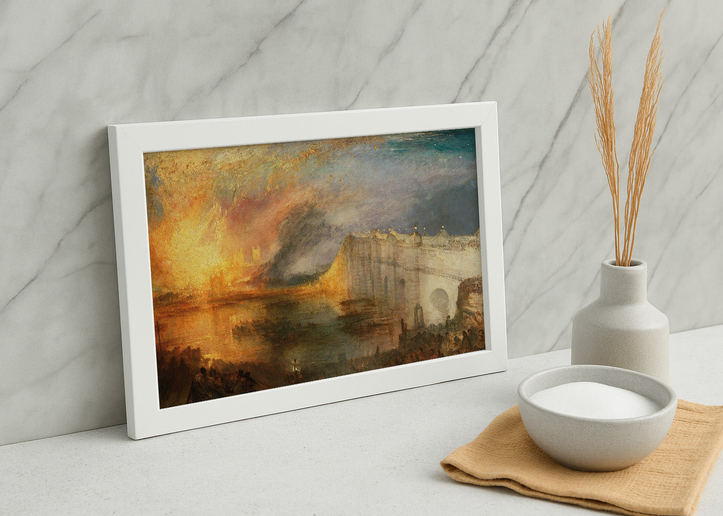 Cuadro ​El incendio de las Cámaras de los Lores y los Comunes (Turner)
