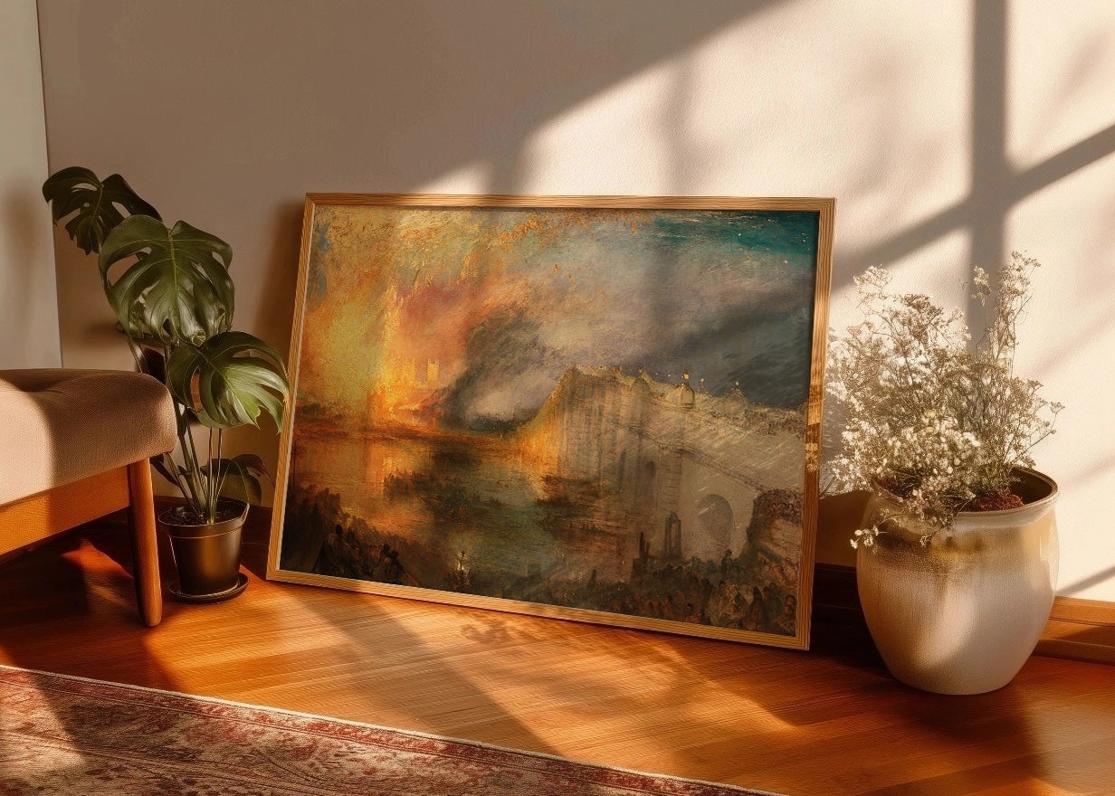 Cuadro ​El incendio de las Cámaras de los Lores y los Comunes (Turner)