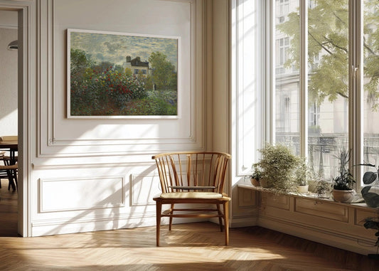 Cuadro El jardín de Monet en Argenteuil (Claude Monet)