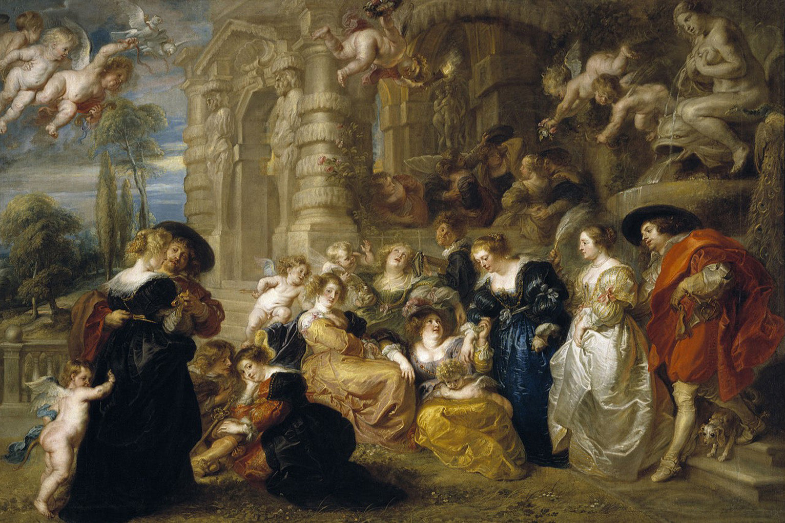 Cuadro de ​El jardín del amor (Rubens) - Fine Artic