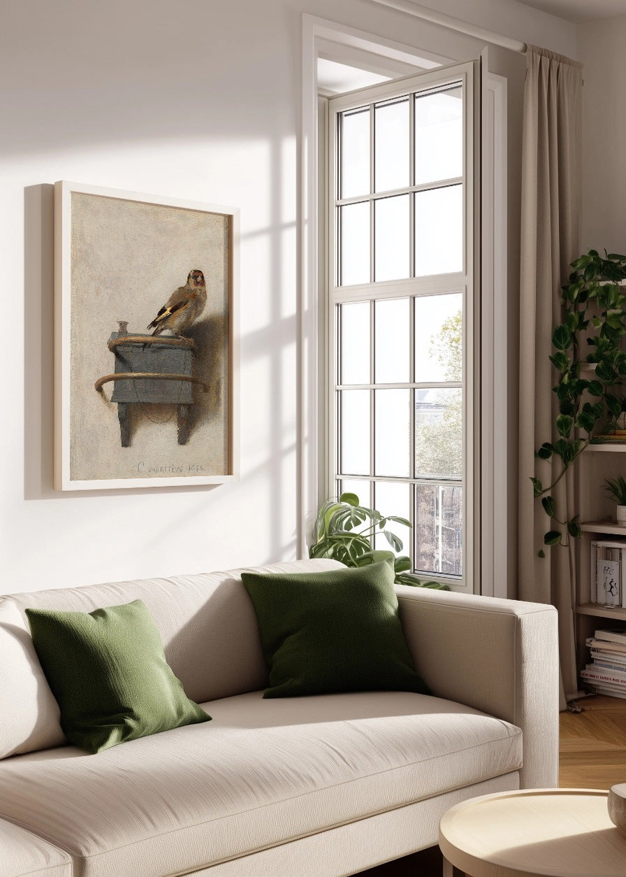 Cuadro ​El jilguero (Carel Fabritius)