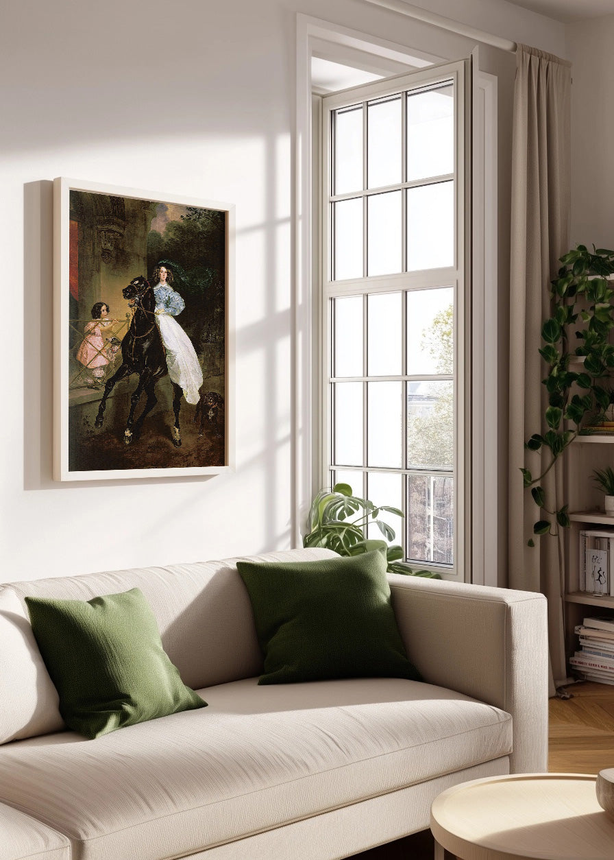 Cuadro ​El jinete (Karl Bryullov)