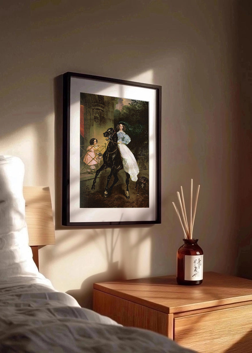 Cuadro ​El jinete (Karl Bryullov)