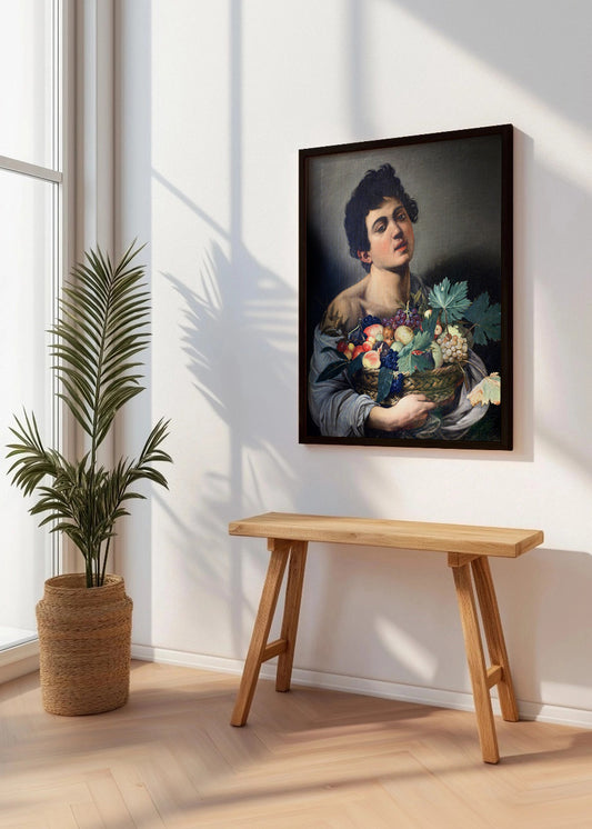Cuadro ​El joven con la cesta de frutas (Caravaggio)