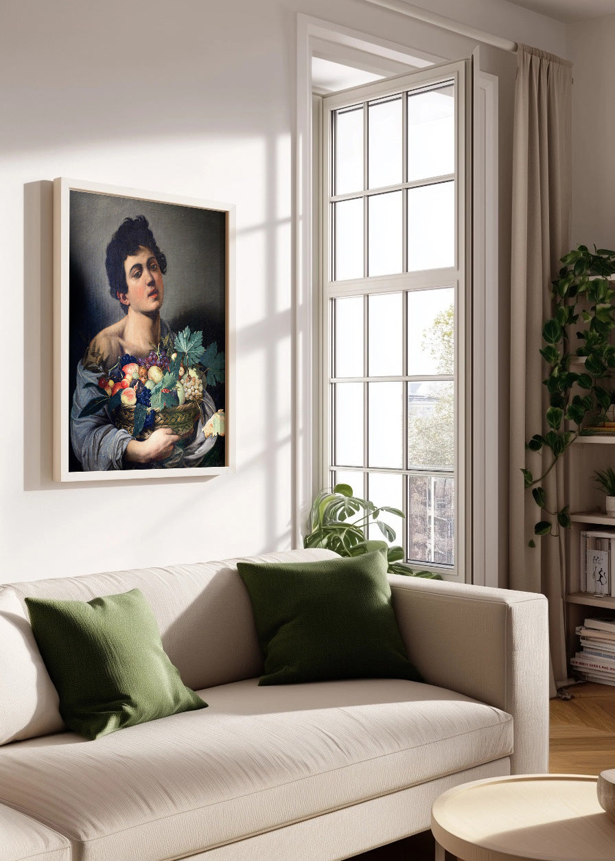 Cuadro ​El joven con la cesta de frutas (Caravaggio)