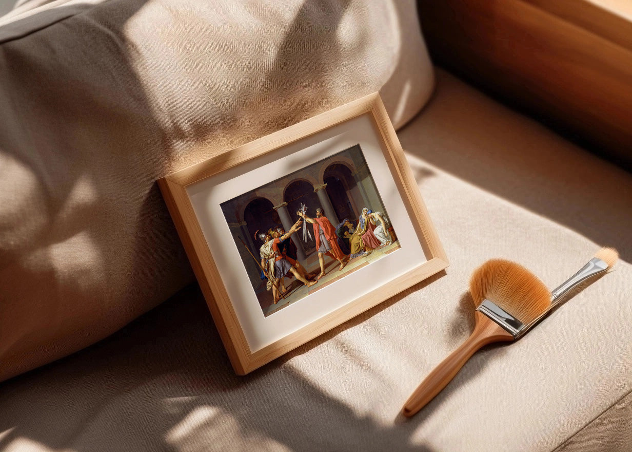Cuadro ​El juramento de los Horacios (Jacques-Louis David)