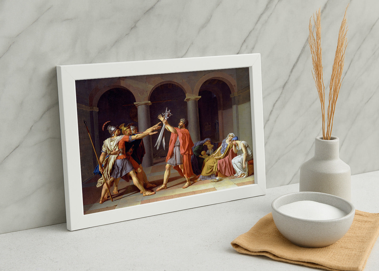 Cuadro ​El juramento de los Horacios (Jacques-Louis David)