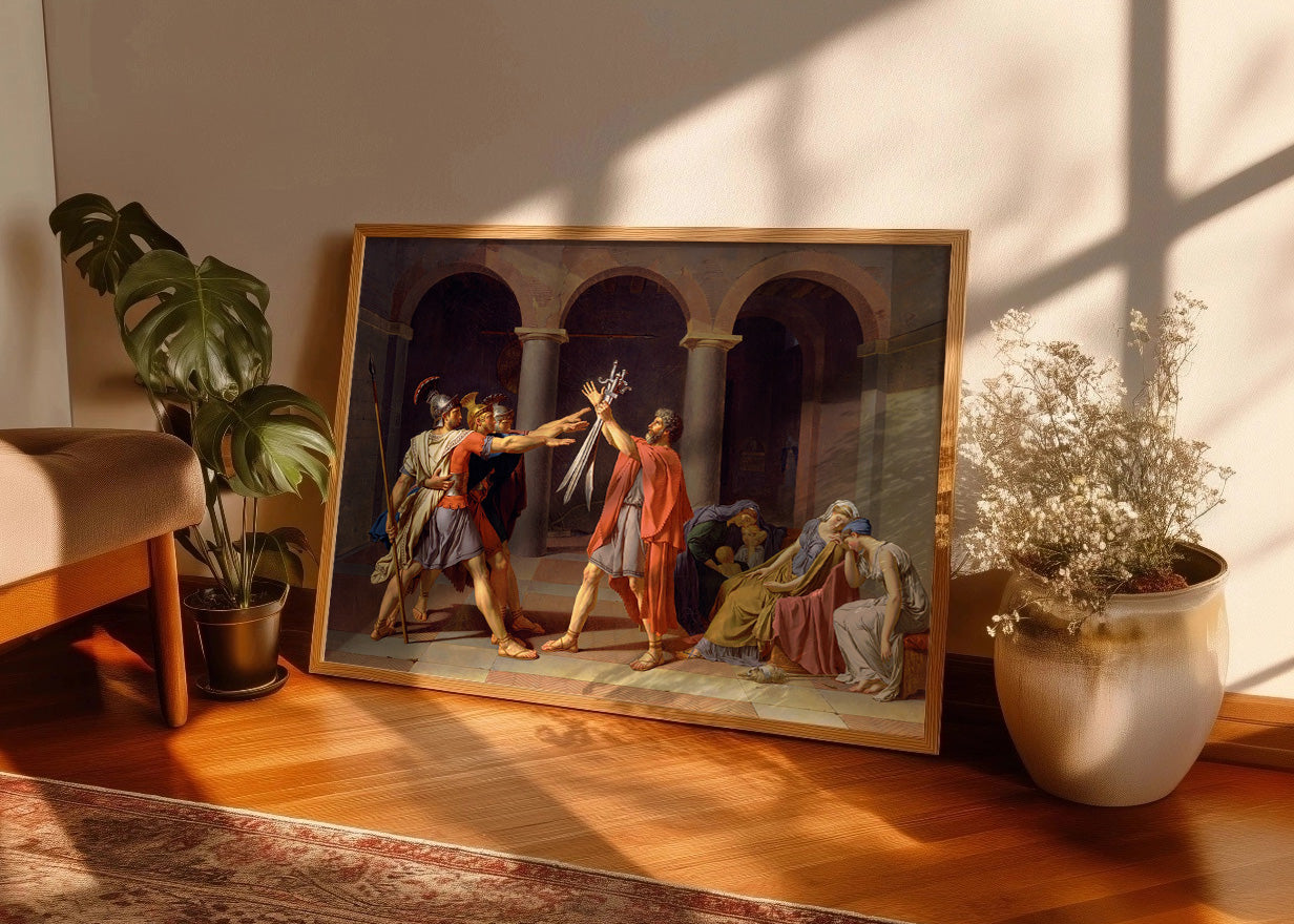 Cuadro ​El juramento de los Horacios (Jacques-Louis David)