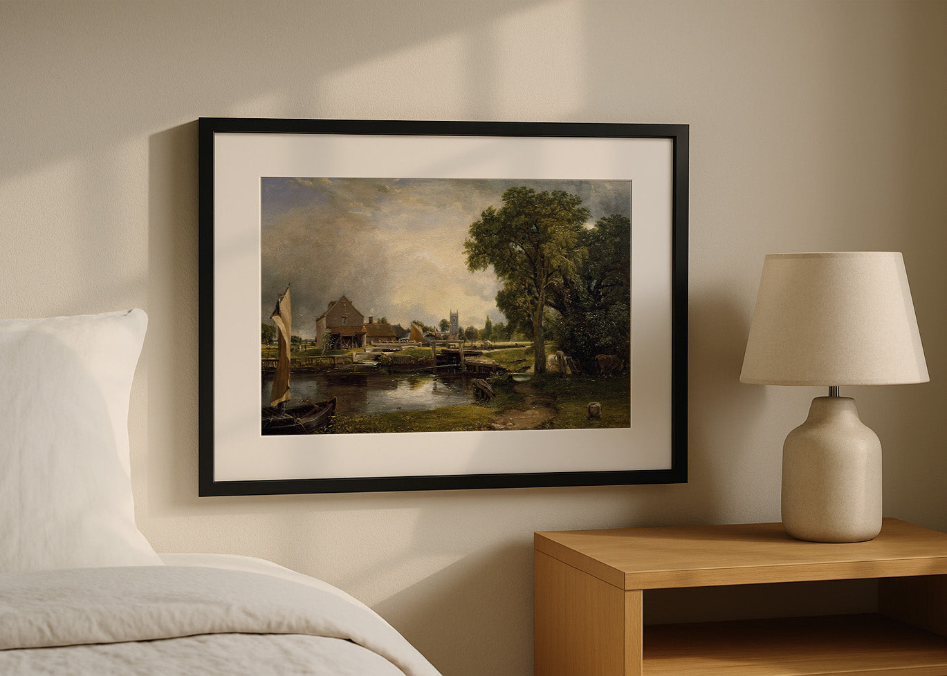 Cuadro ​El molino de Dedham (John Constable)