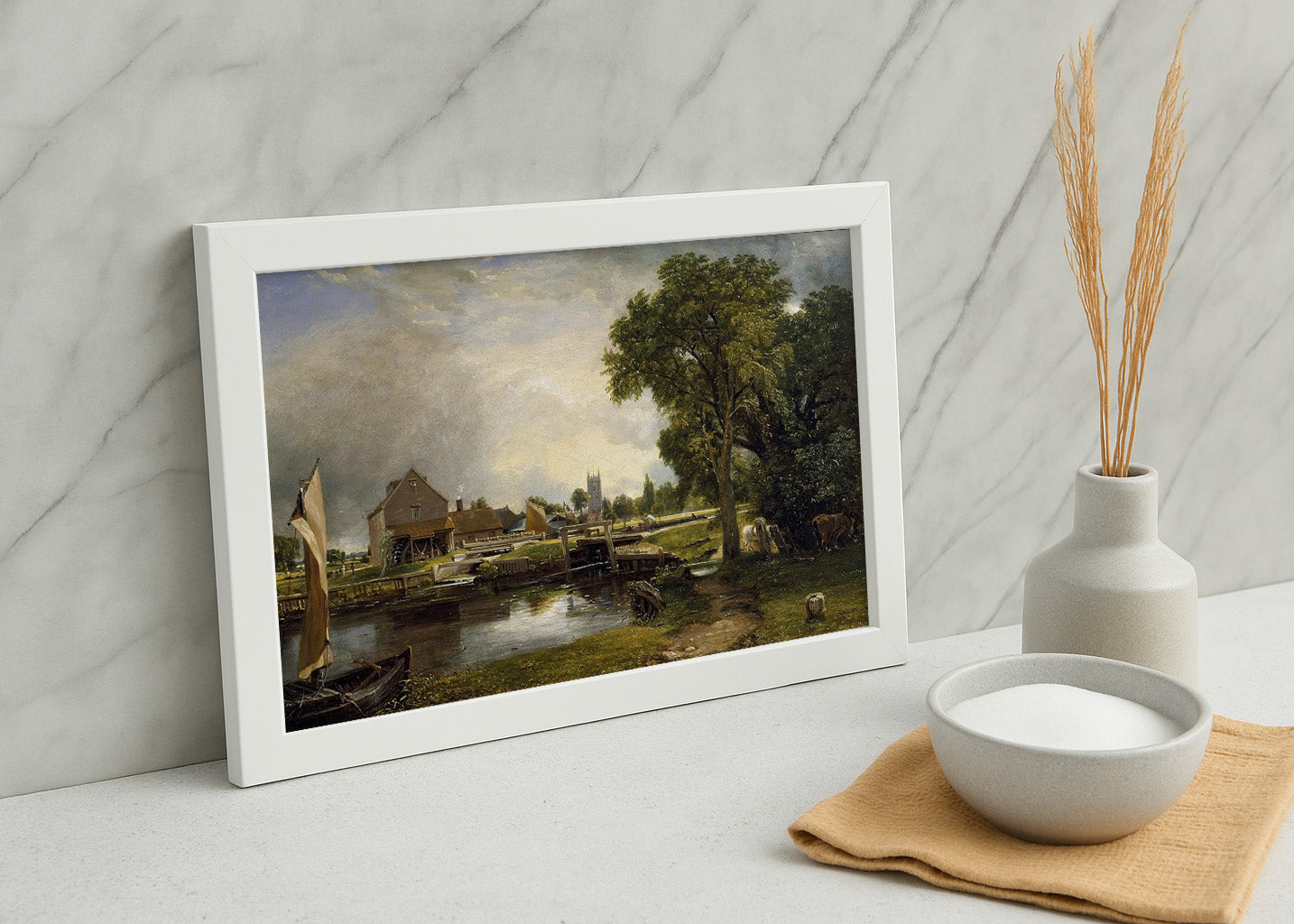 Cuadro ​El molino de Dedham (John Constable)