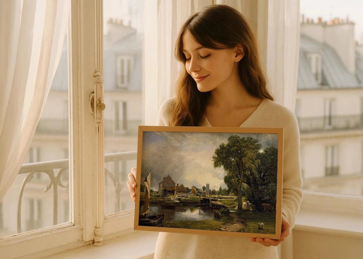 Cuadro ​El molino de Dedham (John Constable)