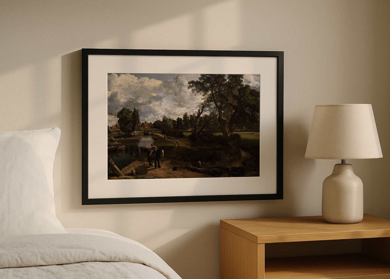 Cuadro ​El molino de Flatford (John Constable)